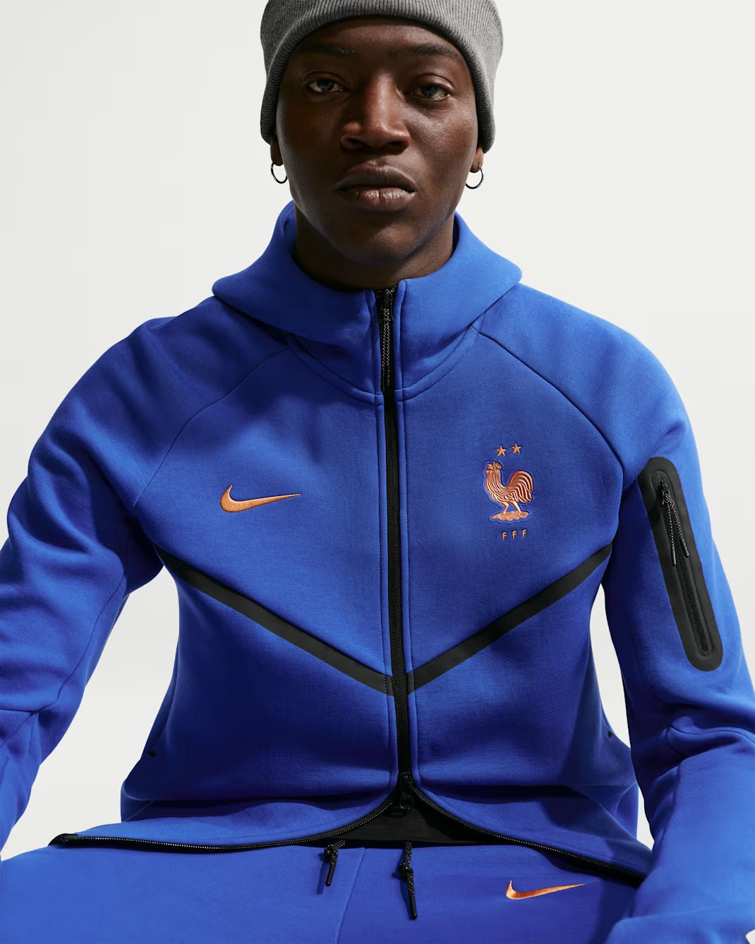 FFF Tech Fleece Windrunner Sweat à capuche et zip Nike Football - CitySportFrance